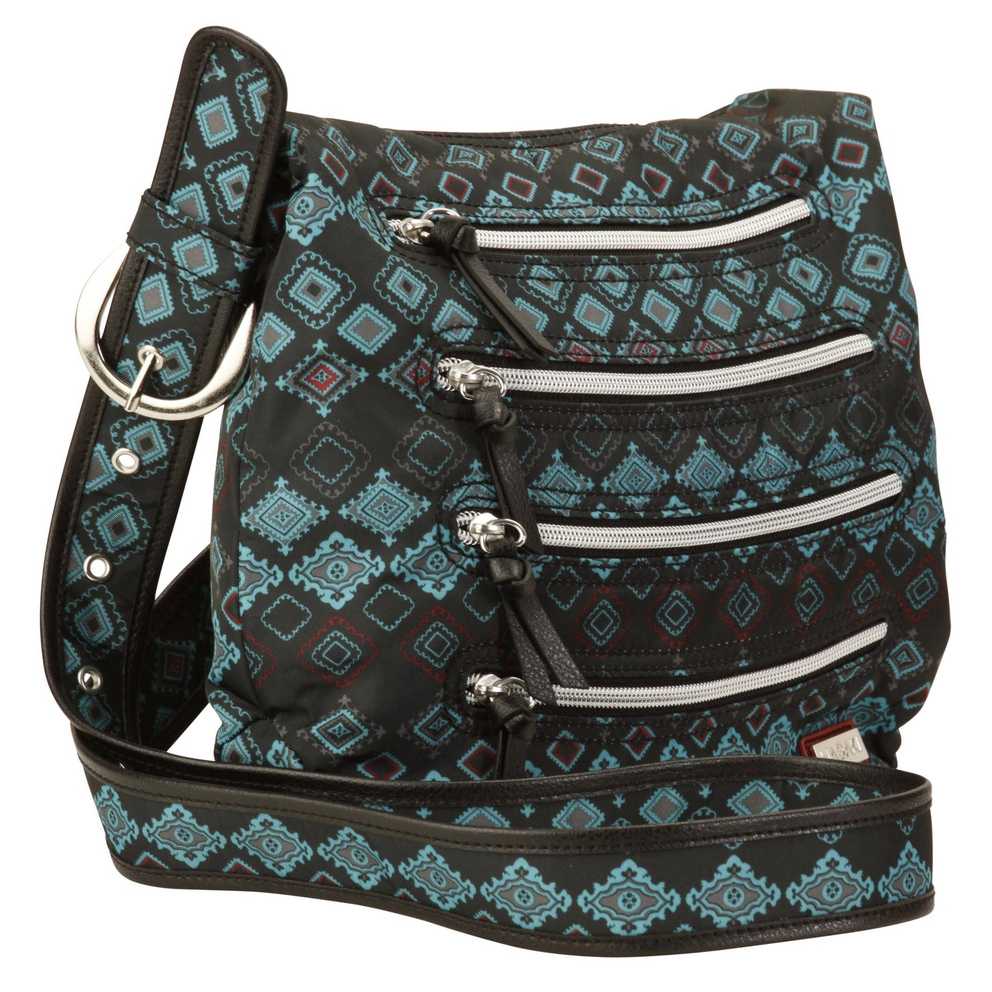 Hadaki Vegan Nylon Millipede Tote Crossbody Bag