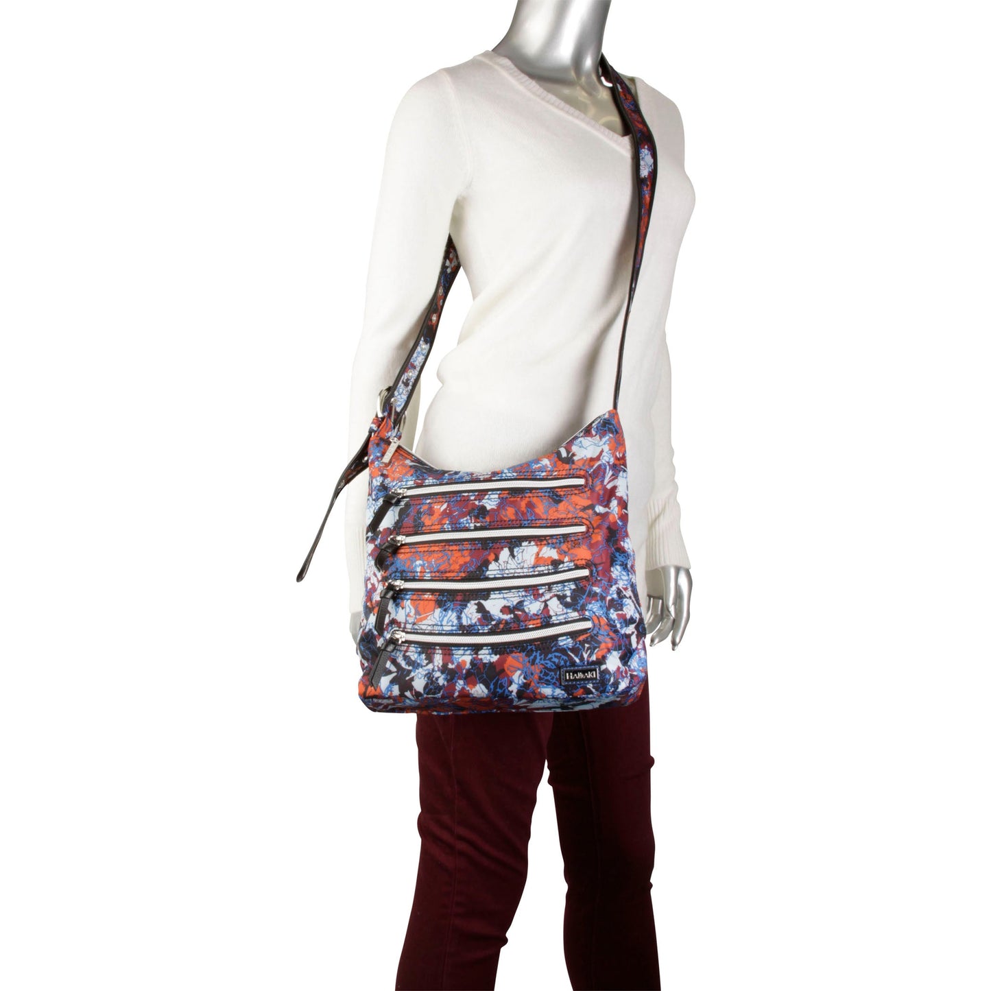 Hadaki Vegan Nylon Millipede Tote Crossbody Bag