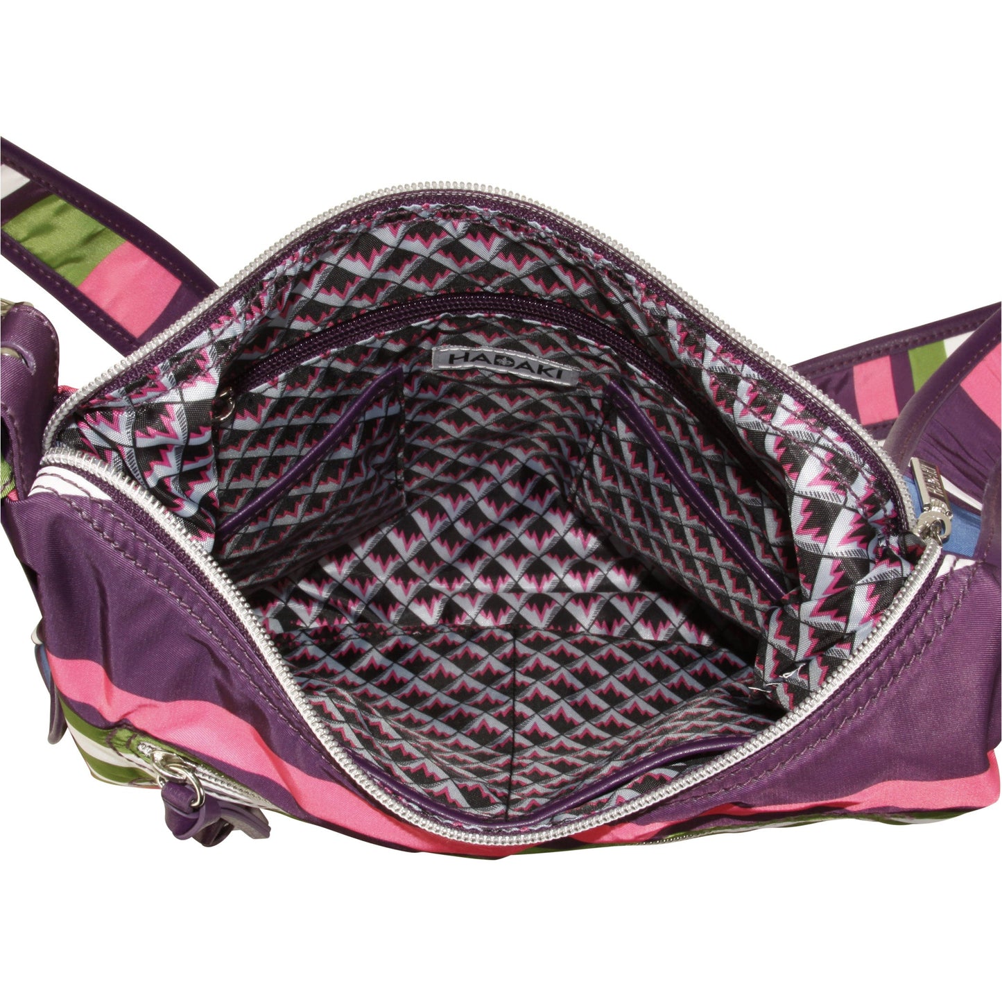 Hadaki Vegan Nylon Millipede Tote Crossbody Bag