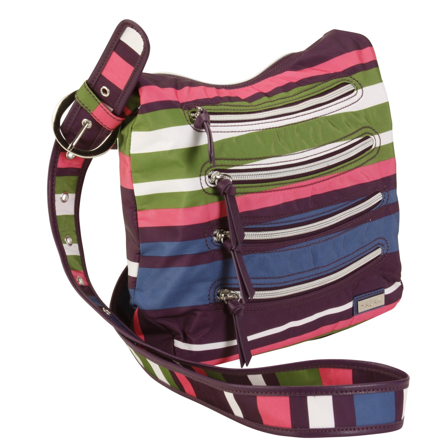 Hadaki Vegan Nylon Millipede Tote Crossbody Bag