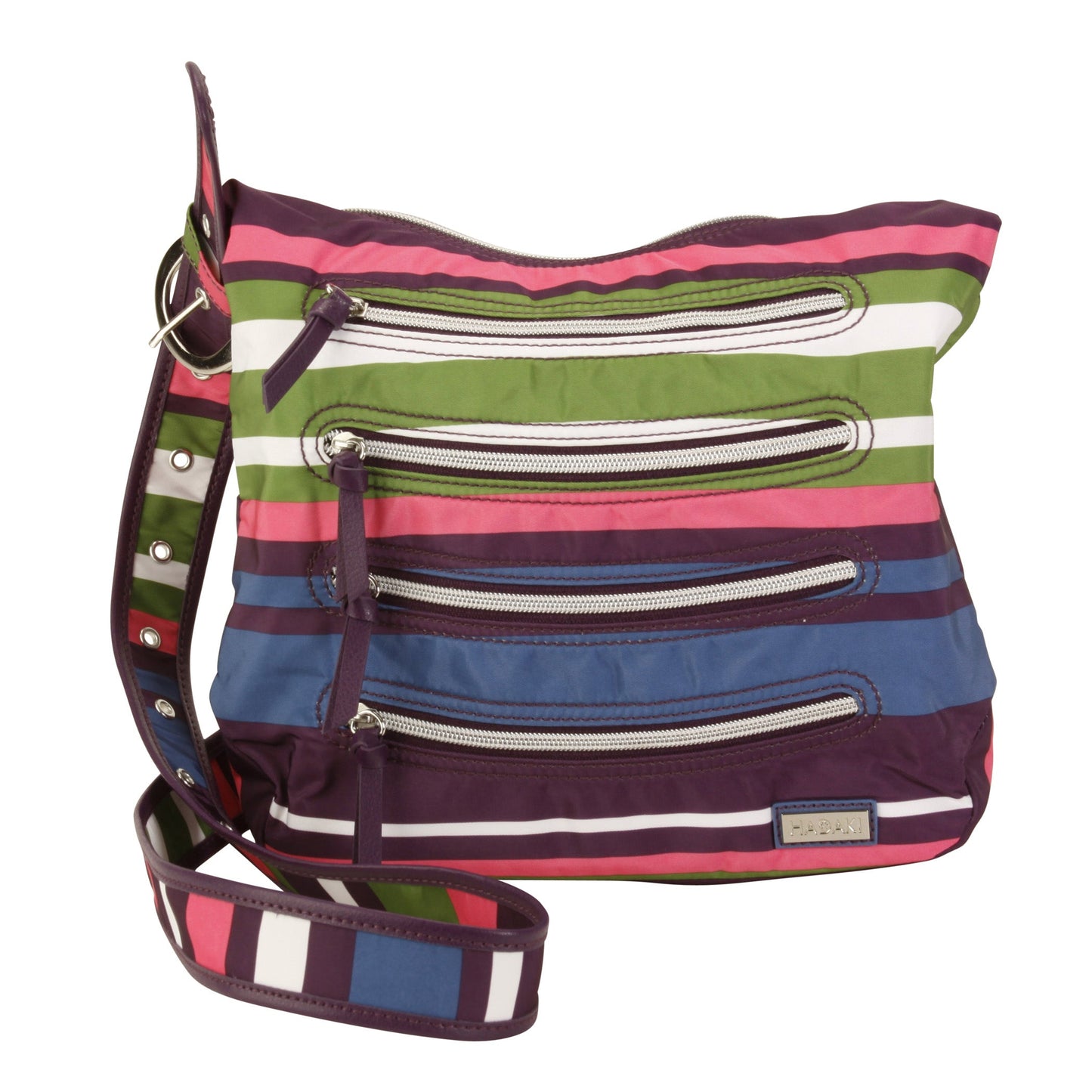 Hadaki Vegan Nylon Millipede Tote Crossbody Bag
