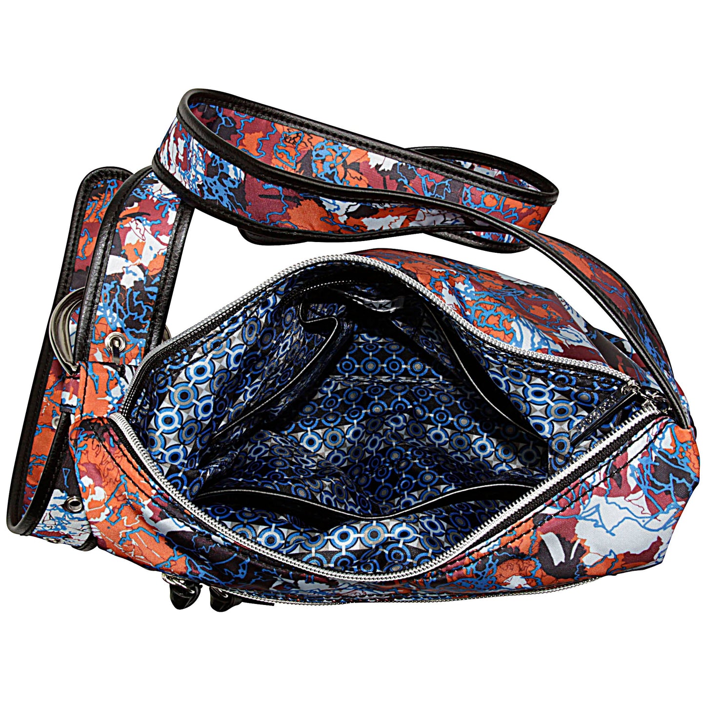 Hadaki Vegan Nylon Millipede Tote Crossbody Bag