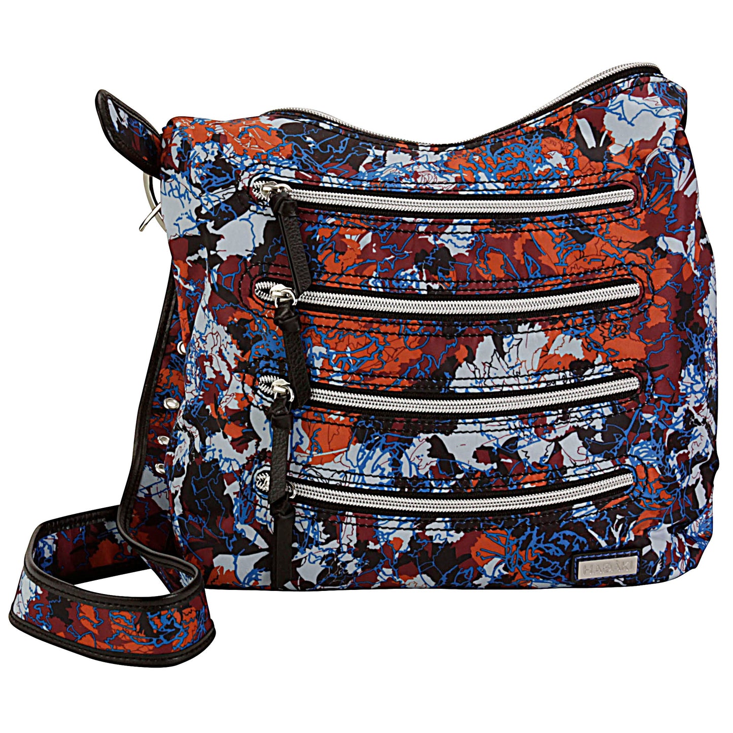 Hadaki Vegan Nylon Millipede Tote Crossbody Bag