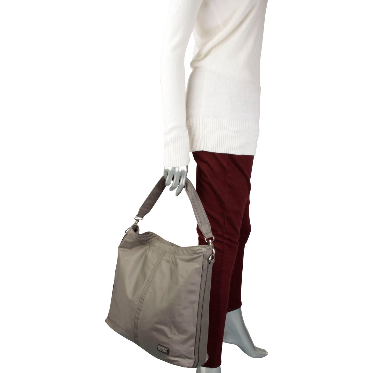 Hadaki Vegan Eco Friendly Skinny Nylon Shoulder Tote