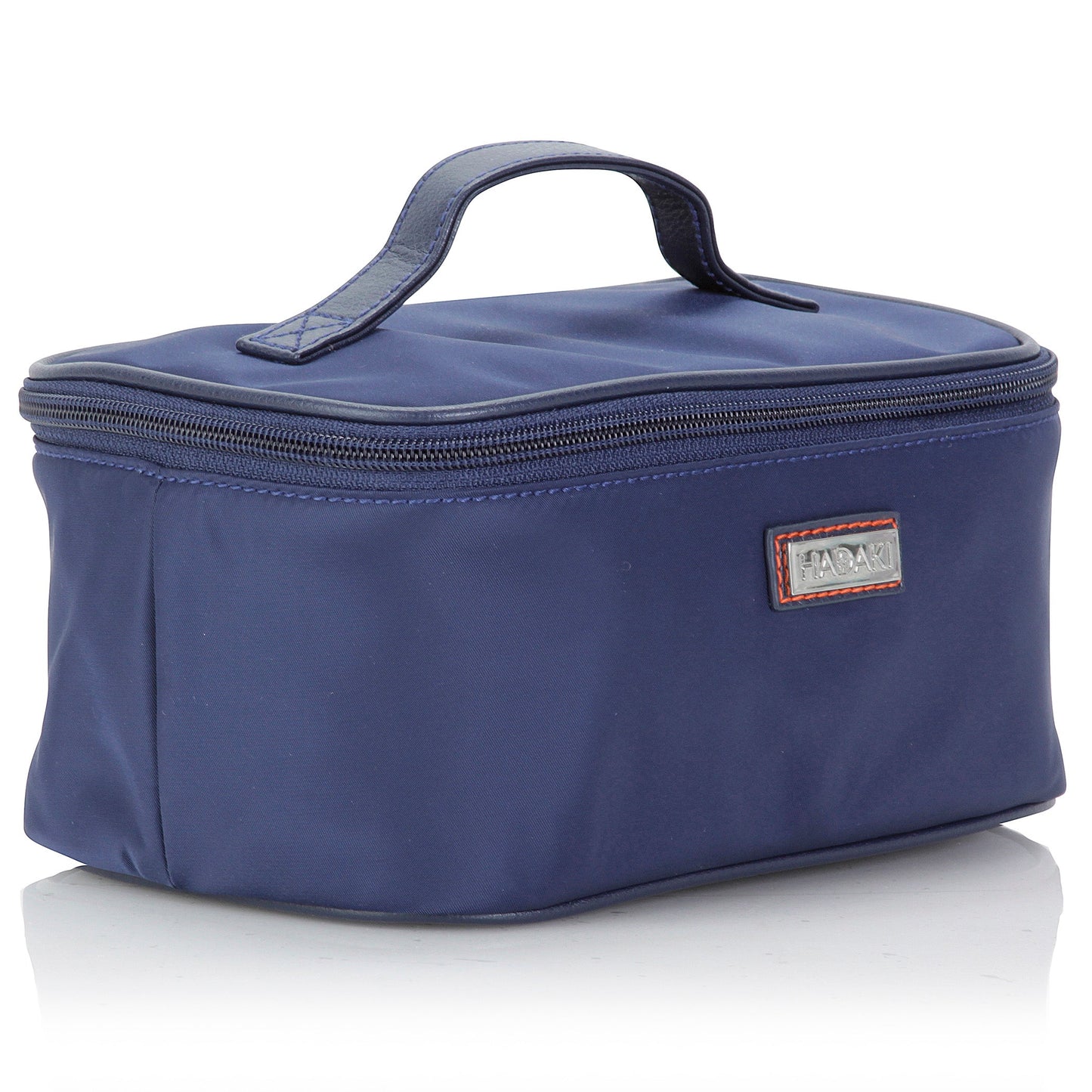 Hadaki Eco-friendly Vegan Leather Train Case Travel Organizer Cosmetic Case