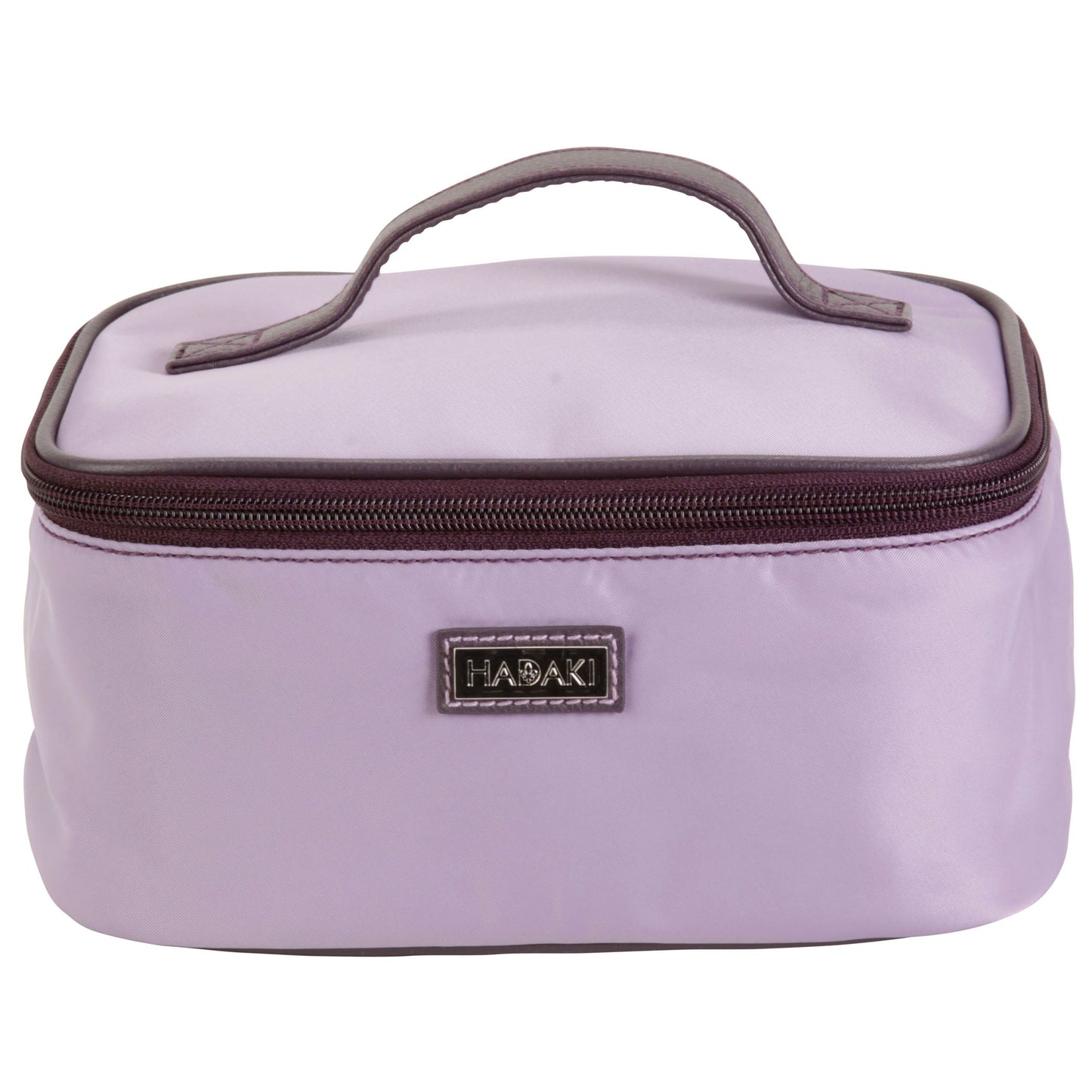 Hadaki Eco-friendly Vegan Leather Train Case Travel Organizer Cosmetic Case