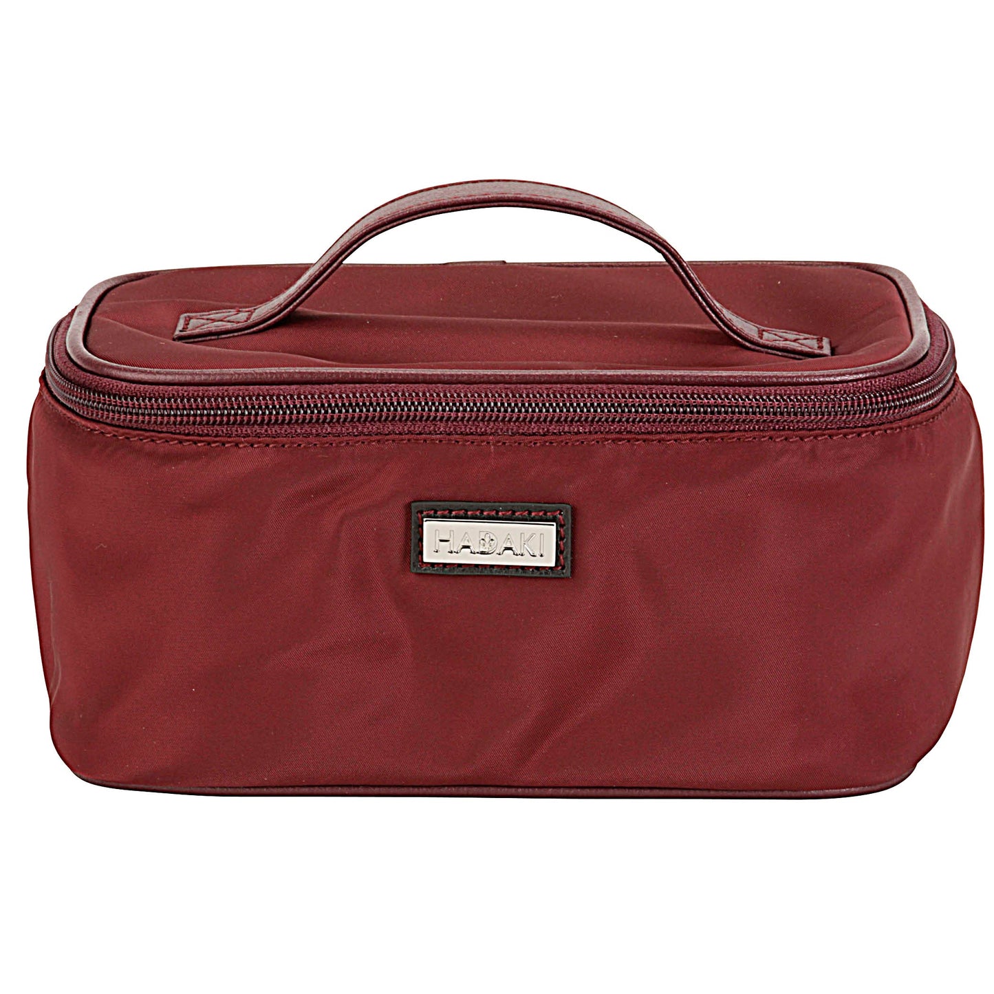 Hadaki Eco-friendly Vegan Leather Train Case Travel Organizer Cosmetic Case