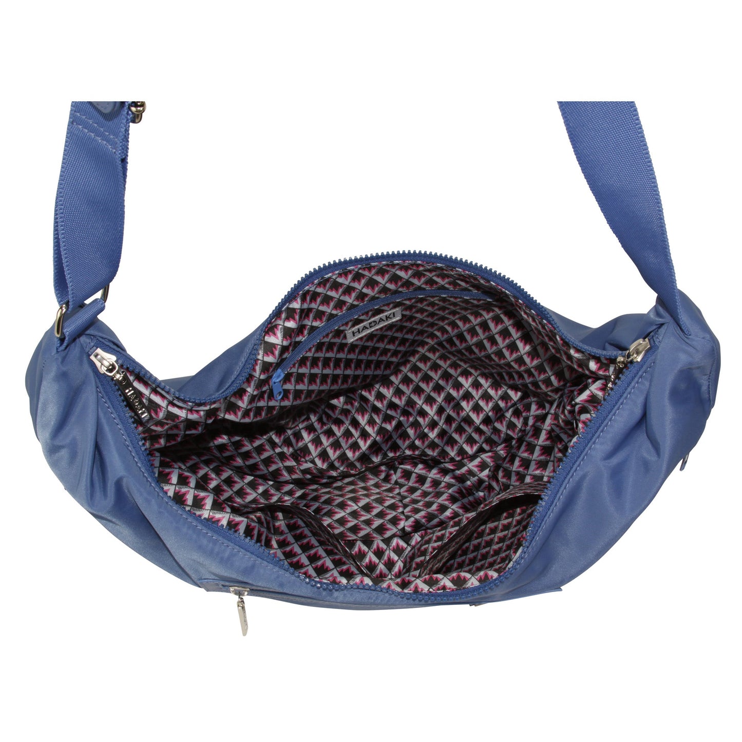 Hadaki Vegan Expandable Nylon City Hobo Bag