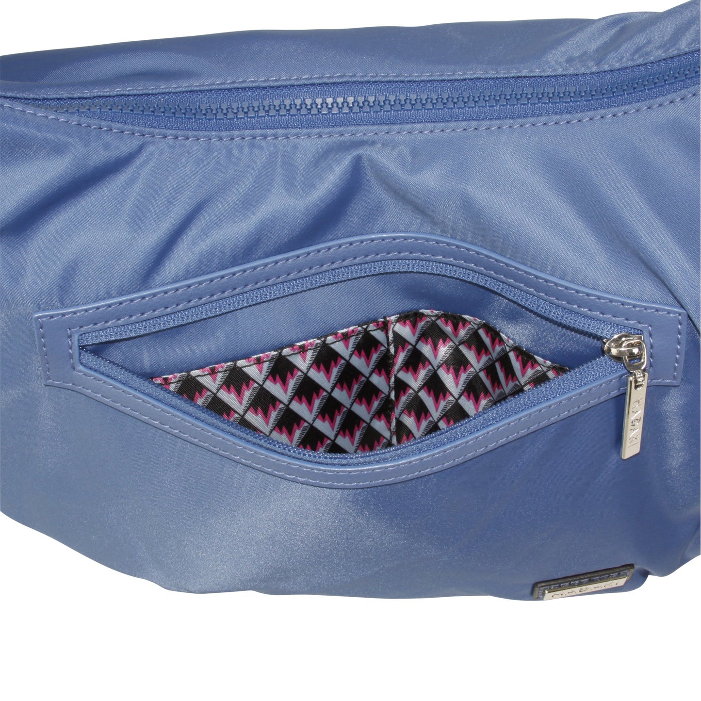 Hadaki Vegan Expandable Nylon City Hobo Bag