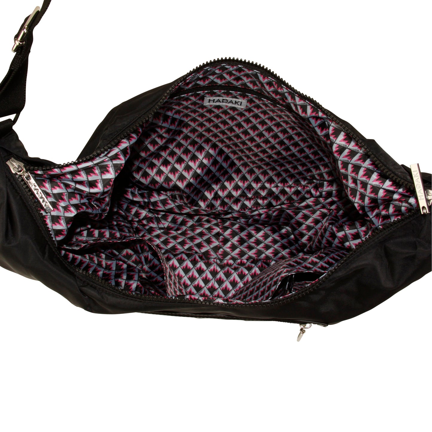 Hadaki Vegan Expandable Nylon City Hobo Bag