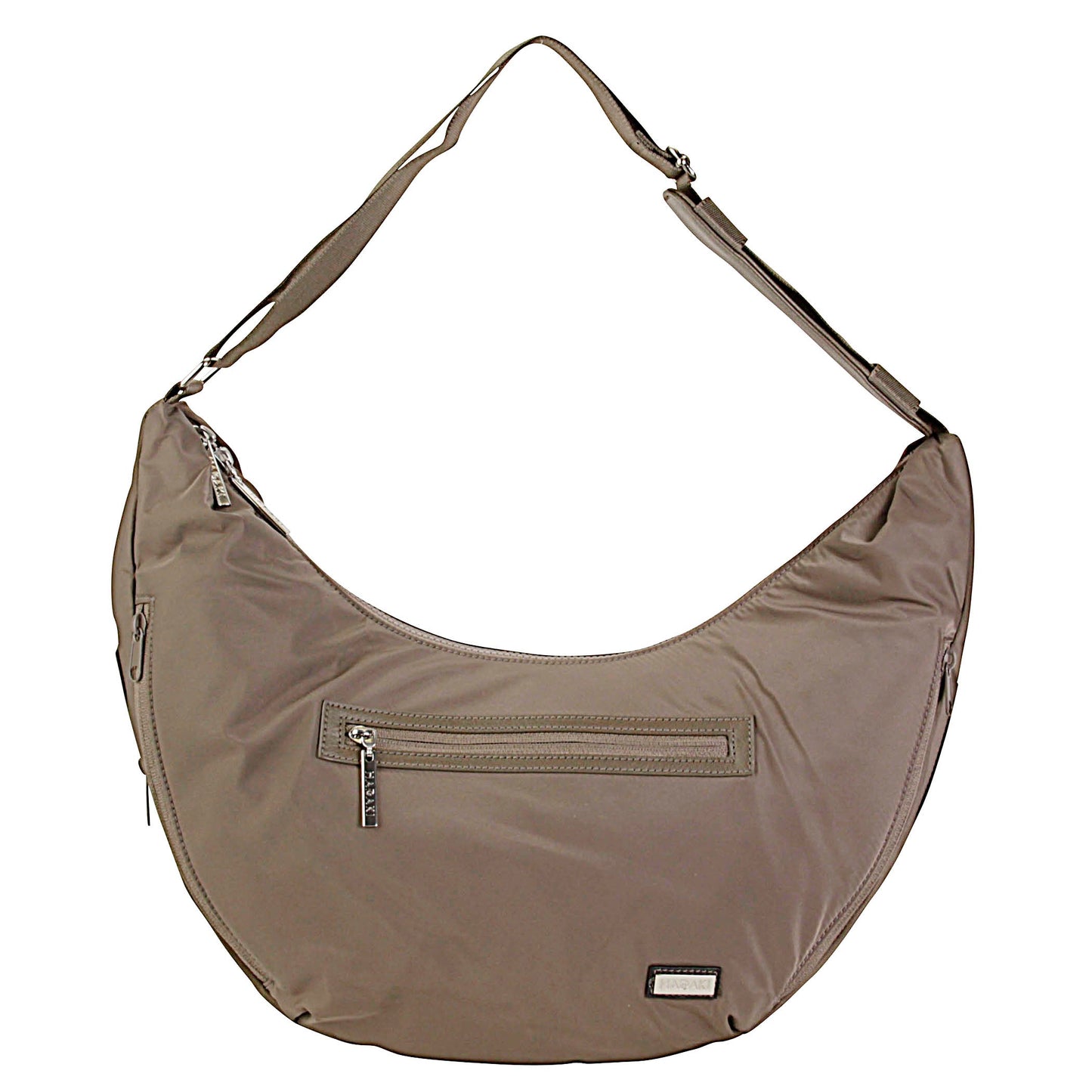 Hadaki Vegan Expandable Nylon City Hobo Bag