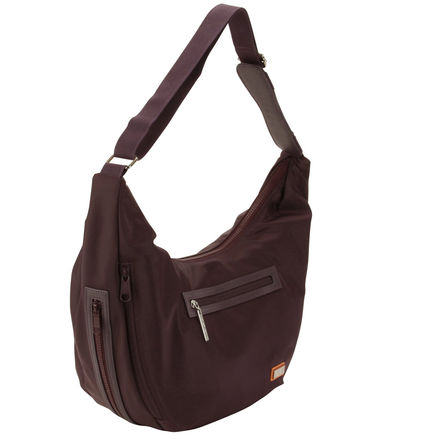 Hadaki Vegan Expandable Nylon City Hobo Bag