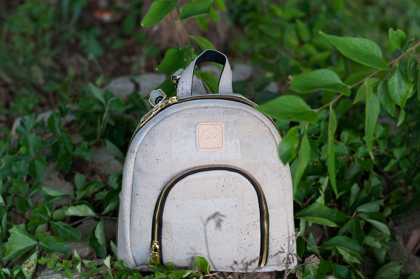 White Rhino Teddy Cork Vegan Backpack
