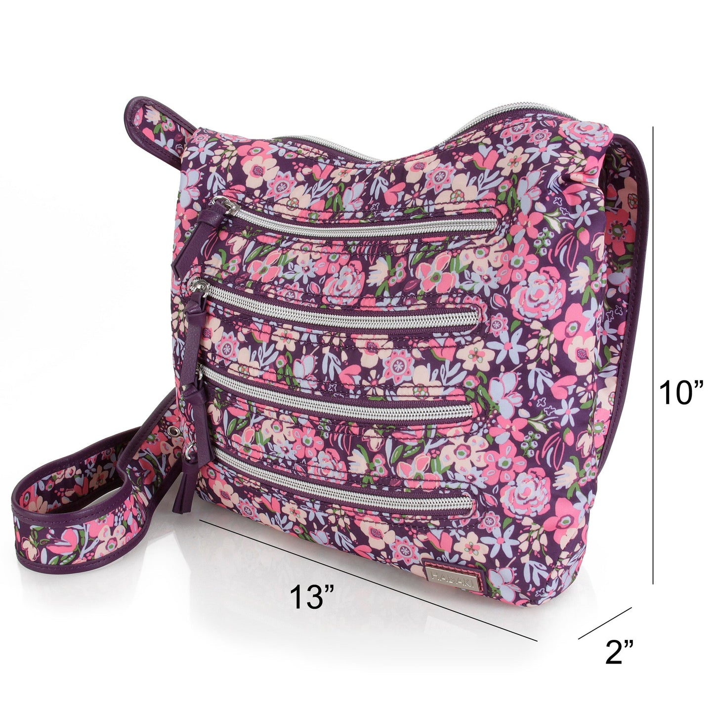 Hadaki Vegan Nylon Millipede Tote Crossbody Bag