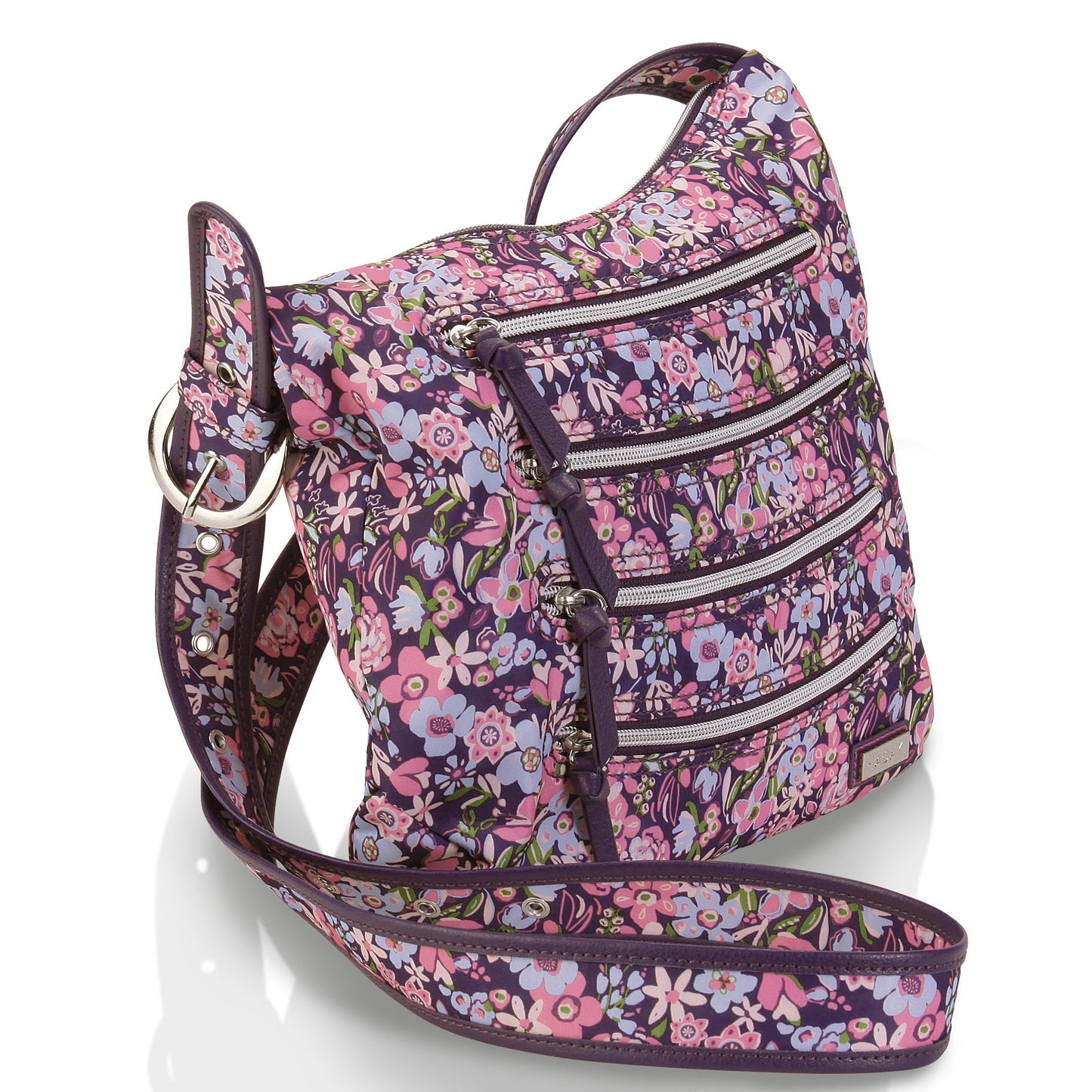 Hadaki Vegan Nylon Millipede Tote Crossbody Bag