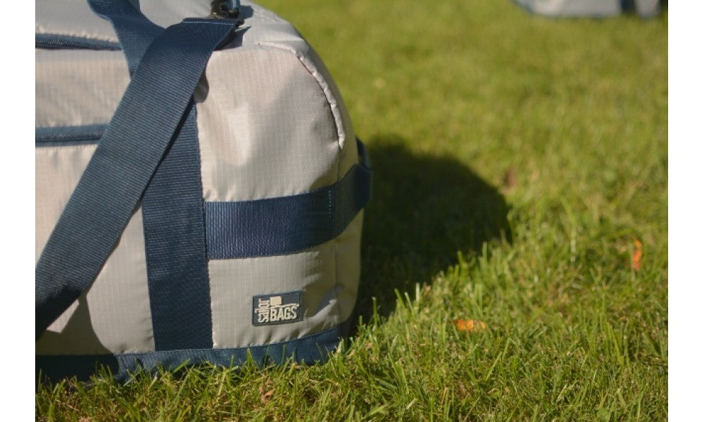SailorBags Silver Spinnaker Racer Vegan Weekend Duffel
