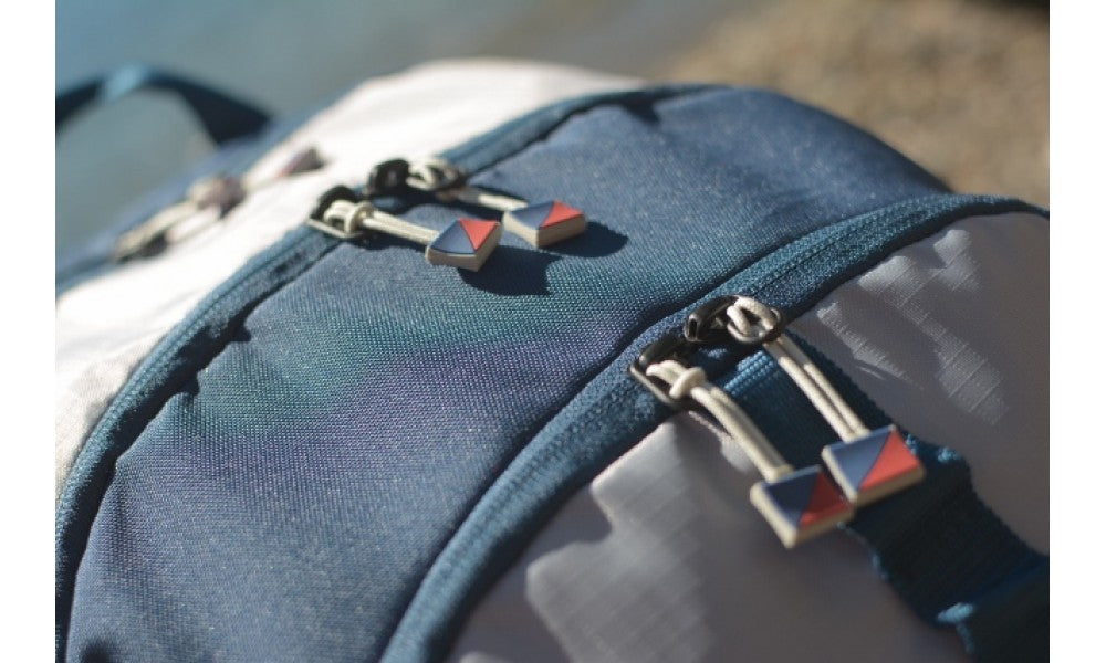 SailorBags Silver Spinnaker Daypack Vegan Backpack