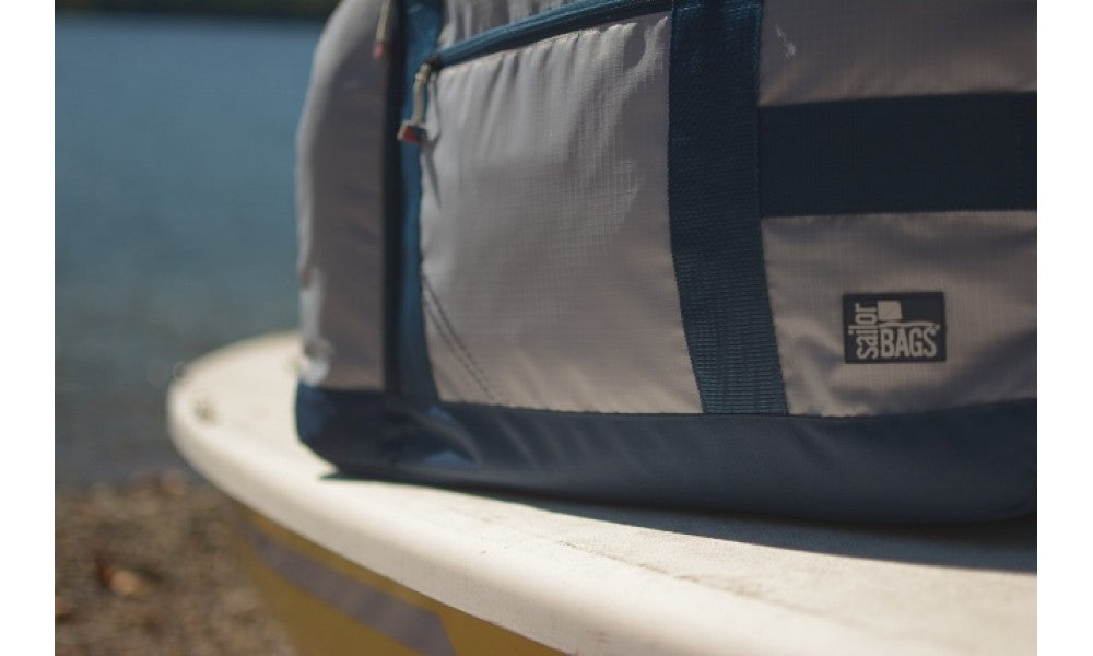 SailorBags Silver Spinnaker Cruiser Travel Vegan Large Duffel