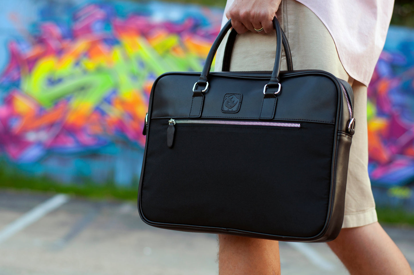 White Rhino The Boss Unisex Vegan Recycled Briefcase