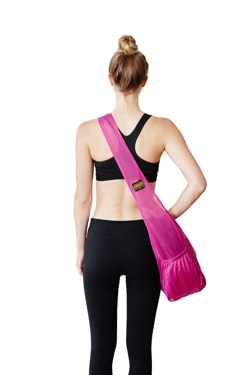 Vine Street Market USA Fuchsia Quick-dry Mesh Gym Athletic Tote