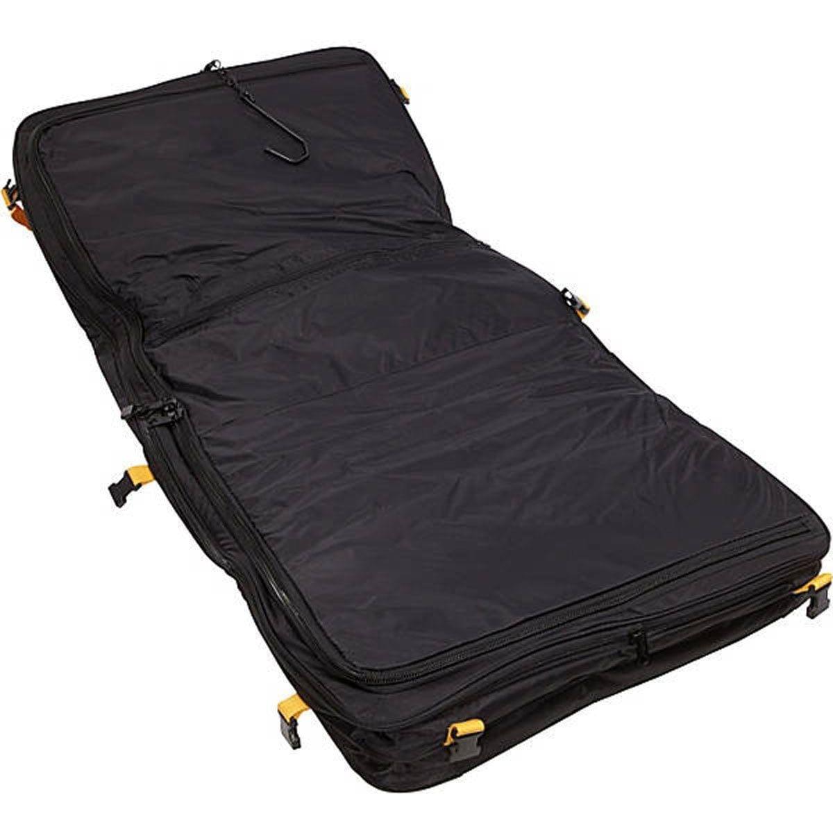 A. Saks Vegan Compact Expandable Deluxe Tri-Fold Carry On Garment Bag