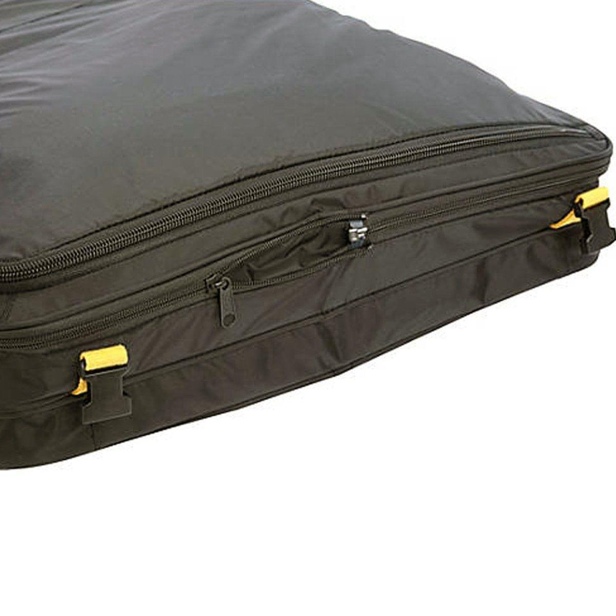 A. Saks Vegan Compact Expandable Deluxe Tri-Fold Carry On Garment Bag