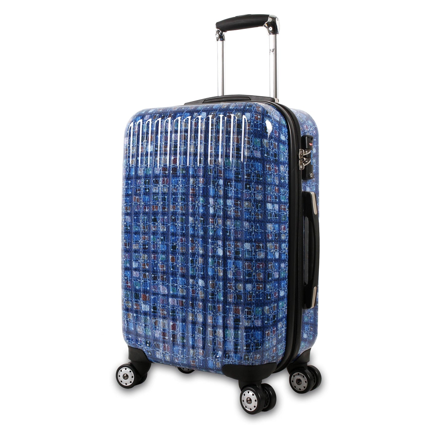 J World New York 20" Expandable TITAN Polycarbonate Carry on ART