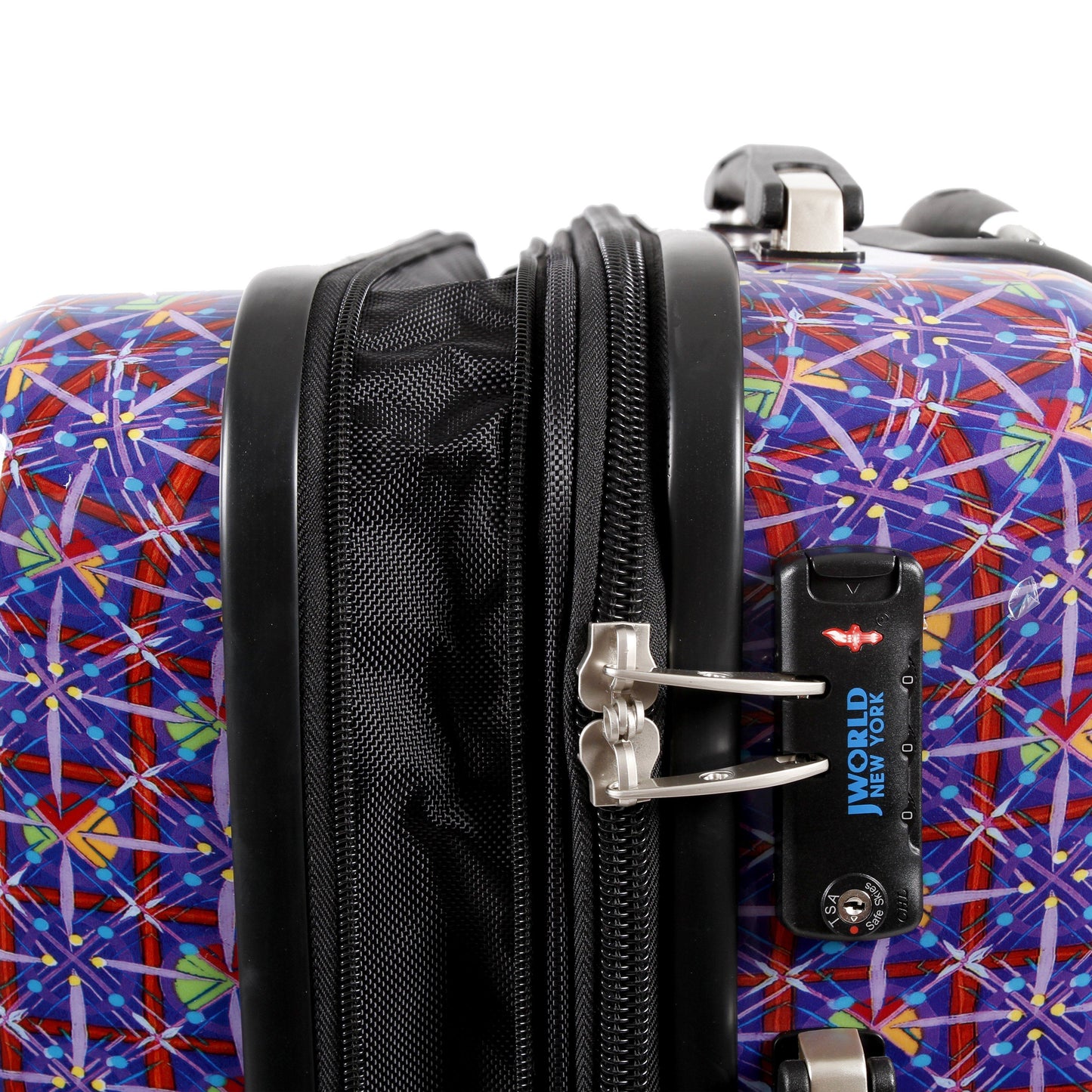 J World New York 20" Expandable TITAN Polycarbonate Carry on ART