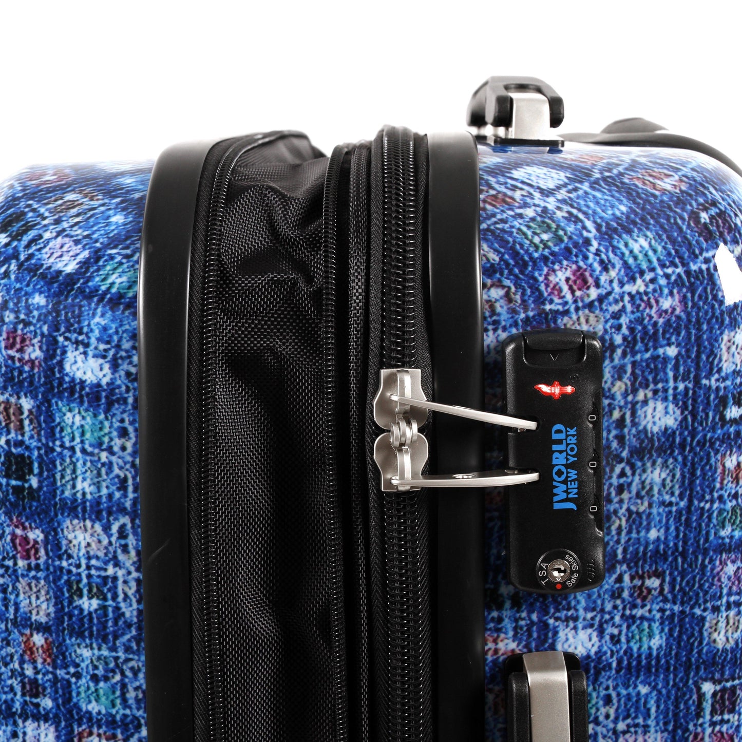 J World New York 20" Expandable TITAN Polycarbonate Carry on ART