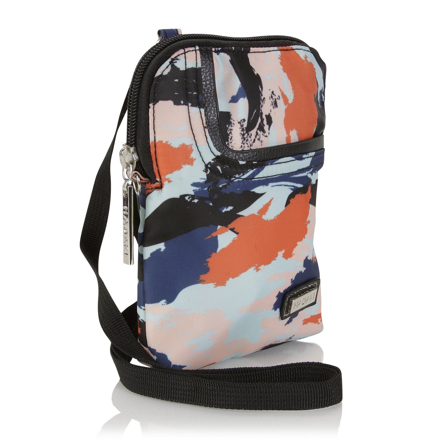 Hadaki Eco-friendly and Vegan Nylon Womens Mobile Cell Phone Crossbody Bag