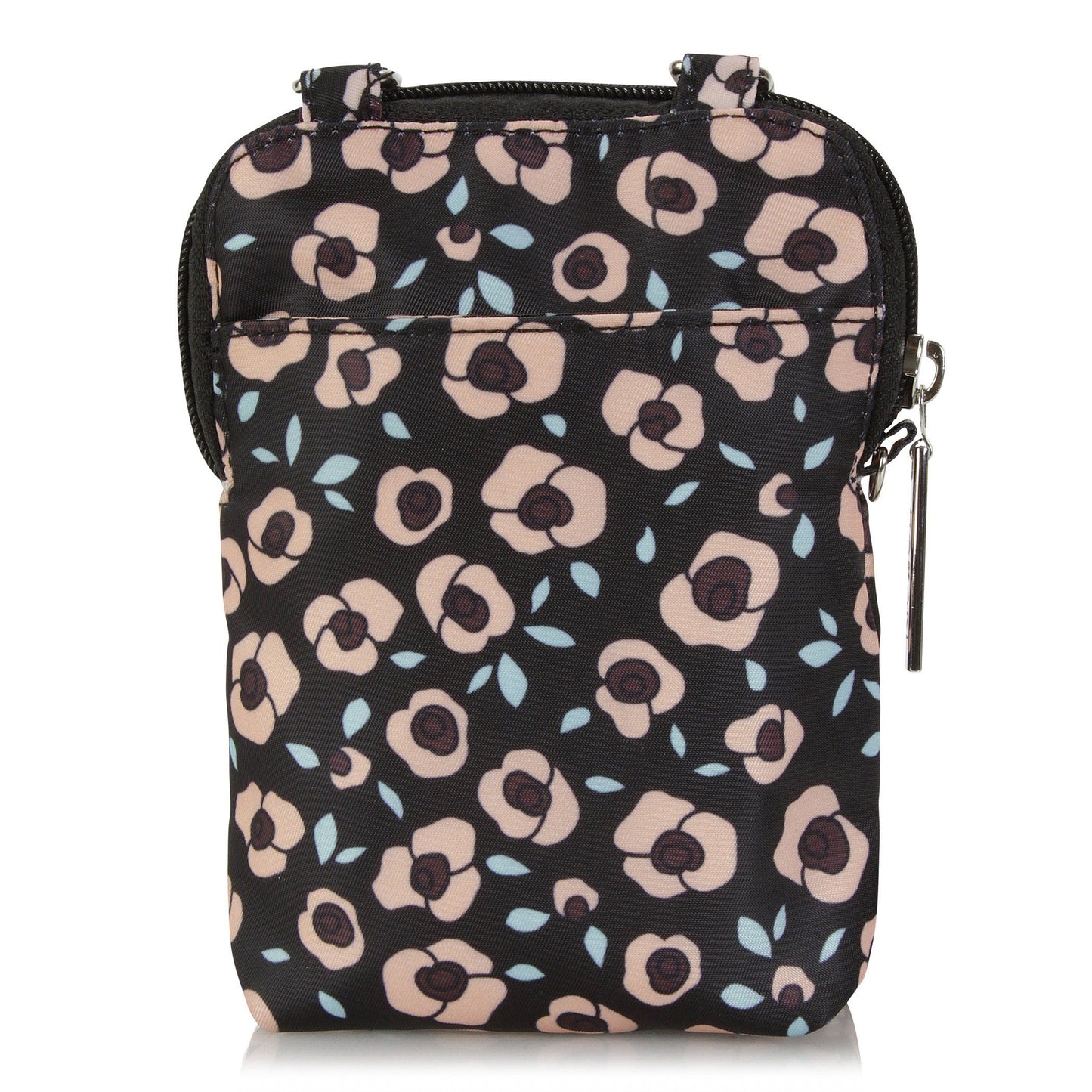 Hadaki Eco-friendly and Vegan Nylon Womens Mobile Cell Phone Crossbody Bag