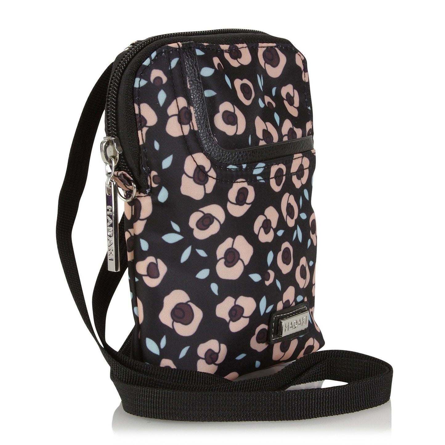Hadaki Eco-friendly and Vegan Nylon Womens Mobile Cell Phone Crossbody Bag