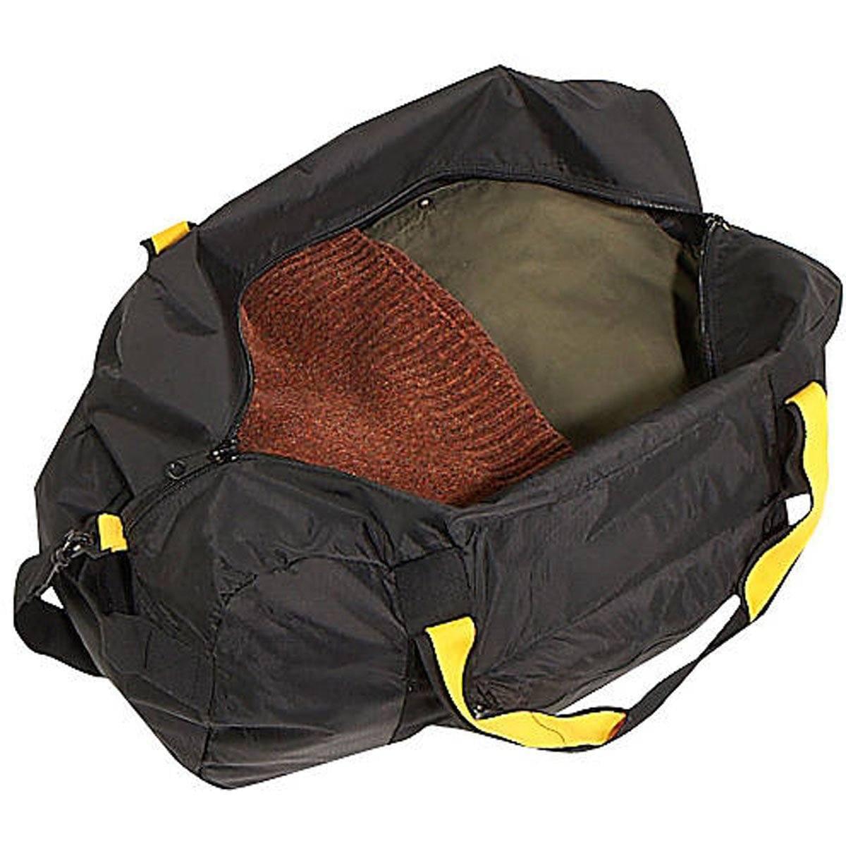A. Saks 30” Travel Lightweight Folding Duffel Bag With Pouch for Clothing and Bulky Items