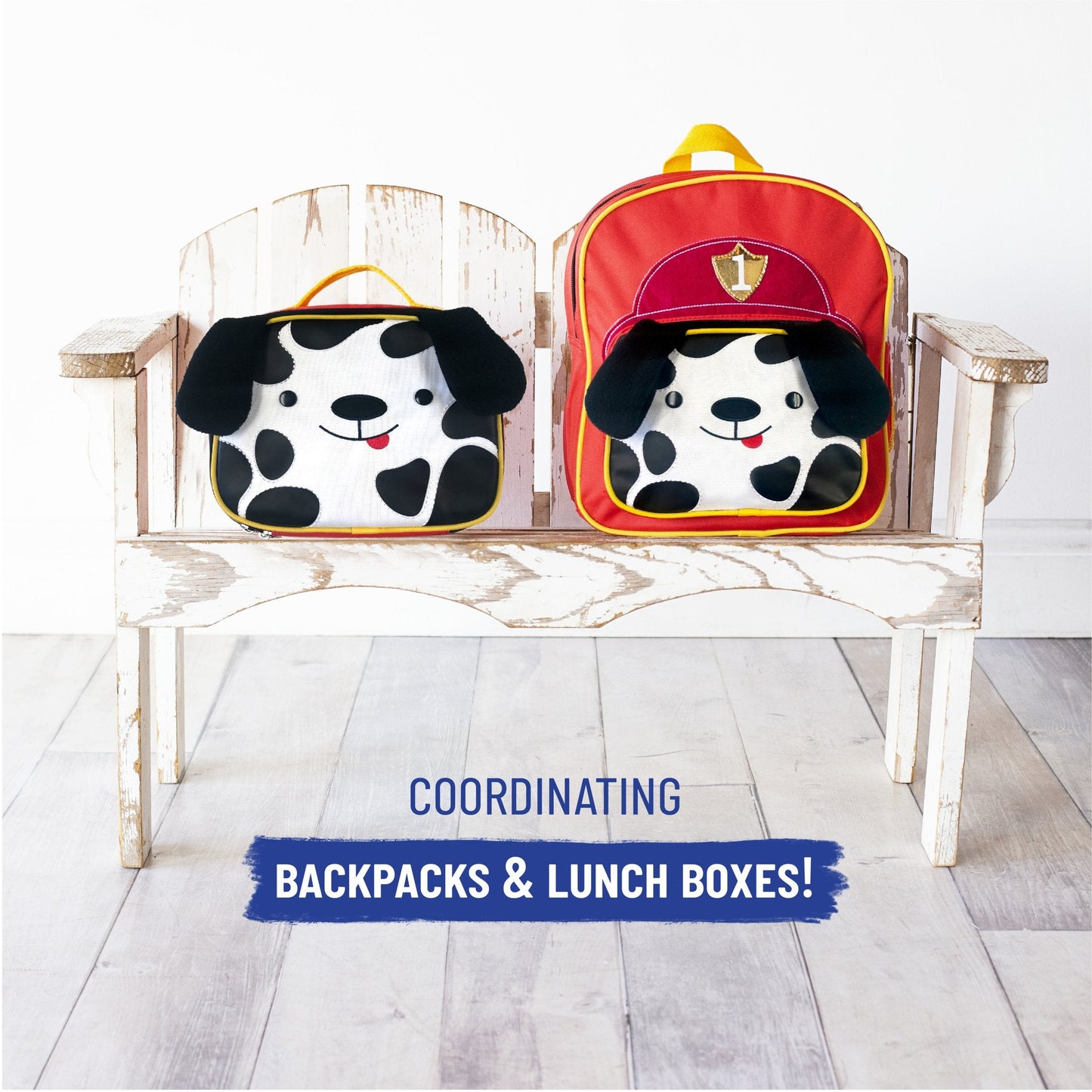 Wildkin Dalmatian 3 Piece Set Plush Nap Mat+Lunch Box+Backpack Bundle offer