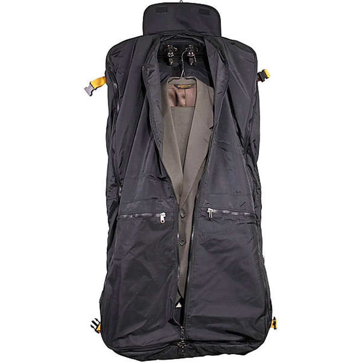 A. Saks Expandable Suit & Dress Travel & Storage Black Garment Bag