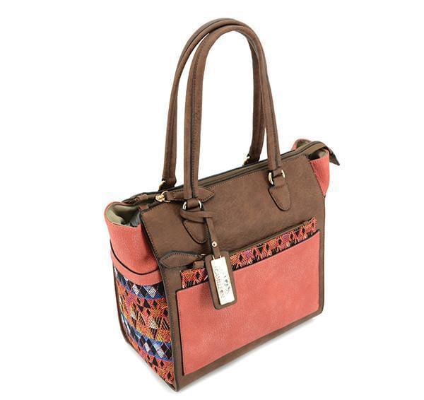 Cameleon Aztec Vegan Handbag Concealed Carry Bag