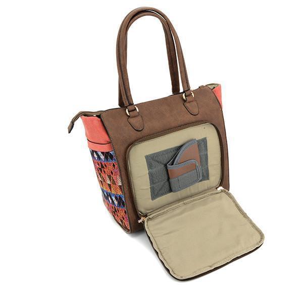 Cameleon Aztec Vegan Handbag Concealed Carry Bag