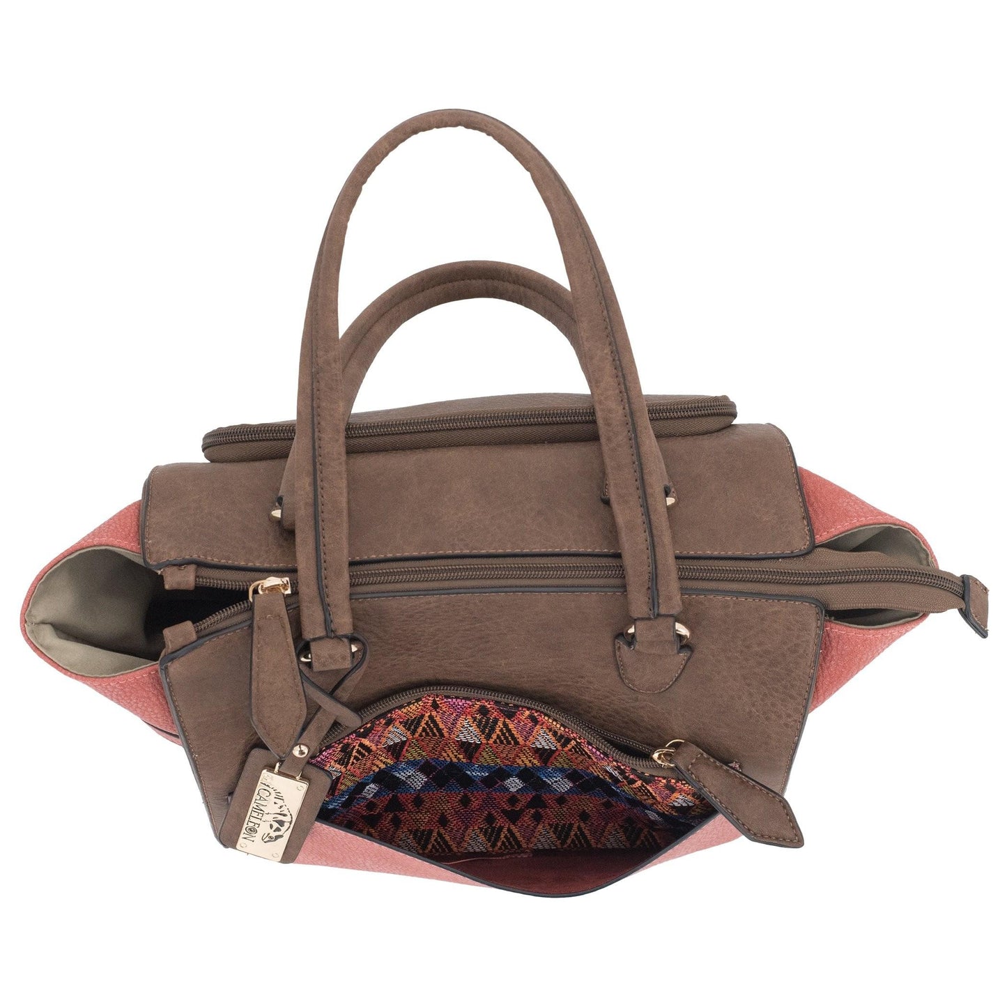 Cameleon Aztec Vegan Handbag Concealed Carry Bag