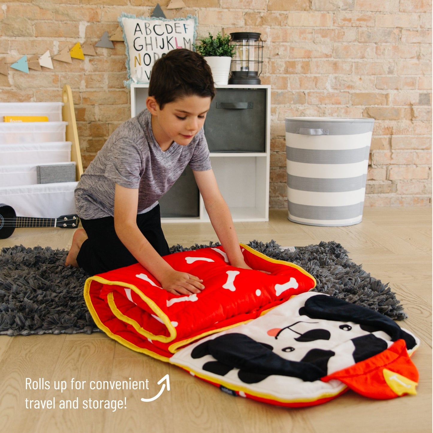 Wildkin Dalmatian 3 Piece Set Plush Nap Mat+Lunch Box+Backpack Bundle offer