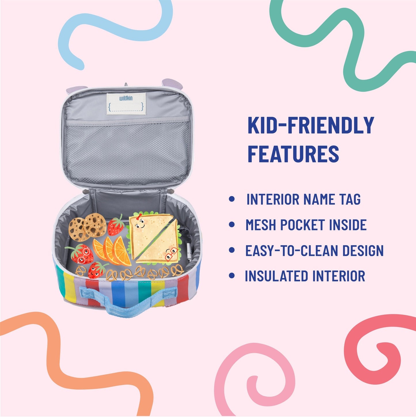 Wildkin Unicorn 3 Piece Set Plush Nap Mat+Lunch Box+Backpack Bundle offer