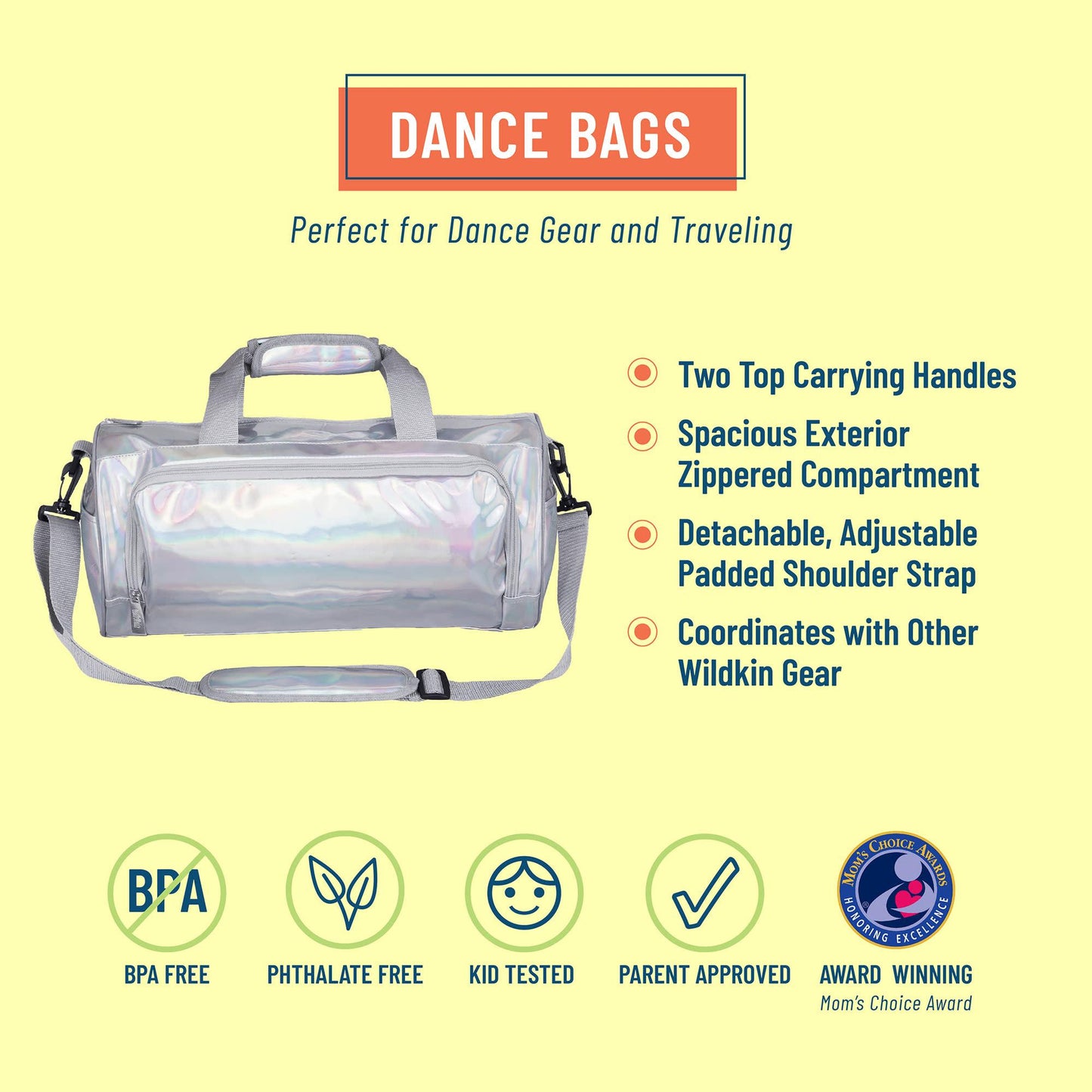 Wildkin Kids Vegan Dance gymnastics Bag