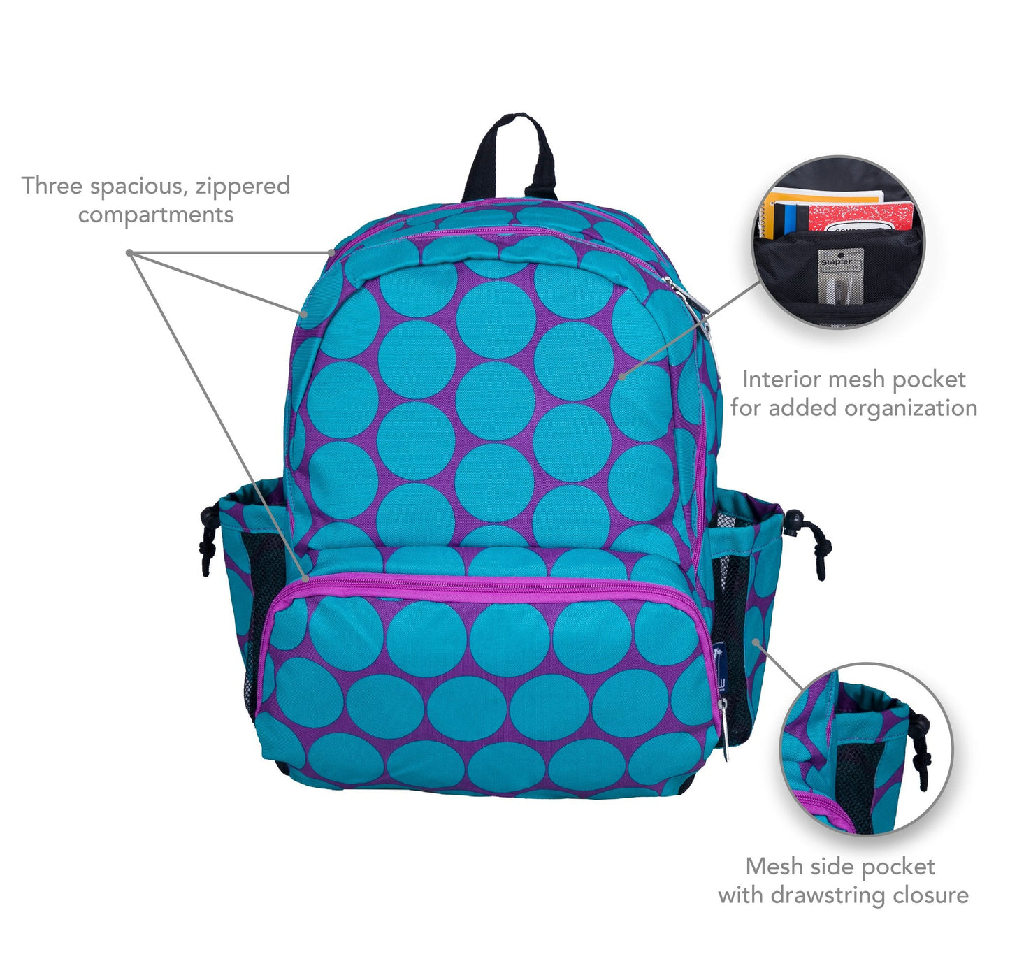 Wildkin 17 inch Vegan Kids Backpack Age 8-15