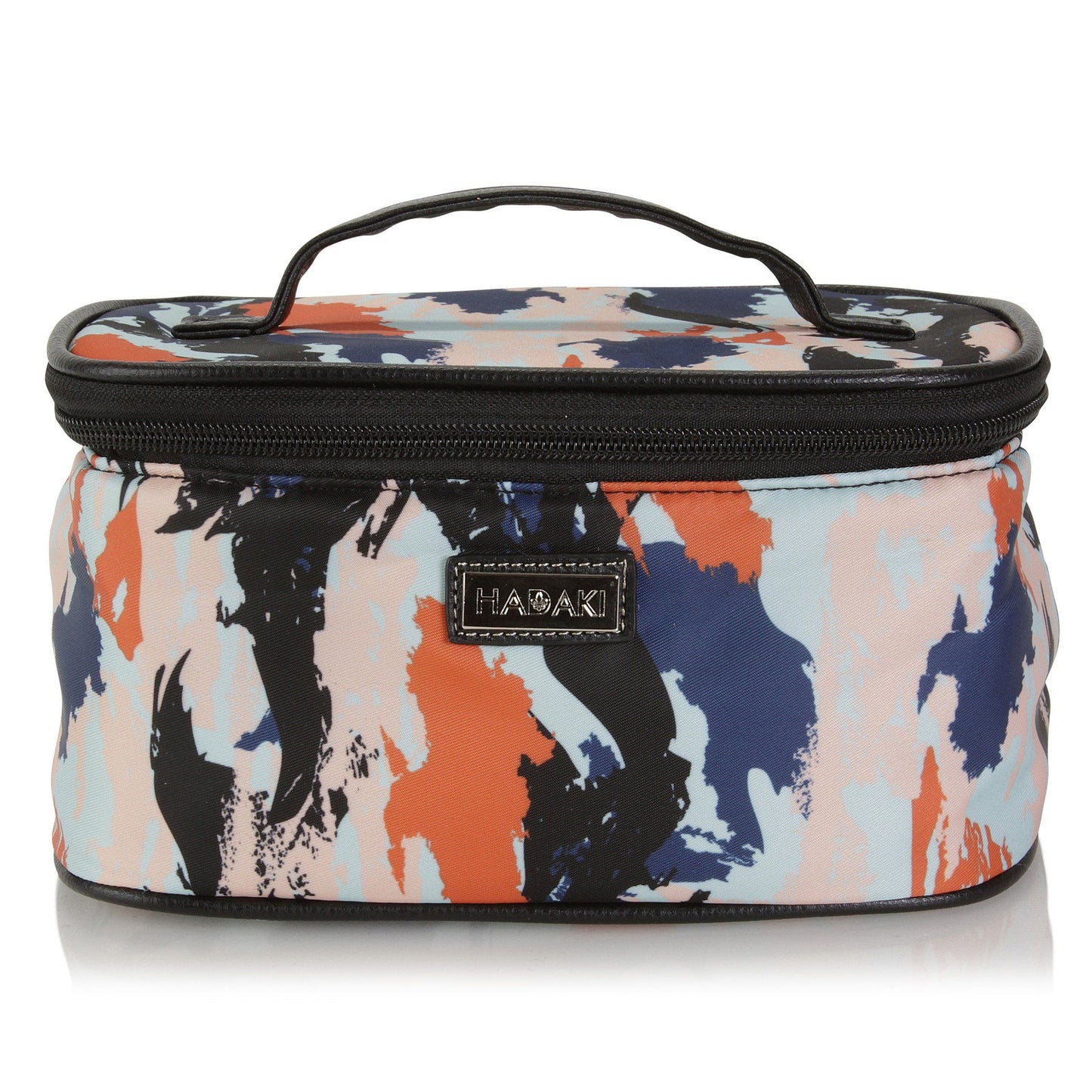 Hadaki Eco-friendly Vegan Leather Train Case Travel Organizer Cosmetic Case