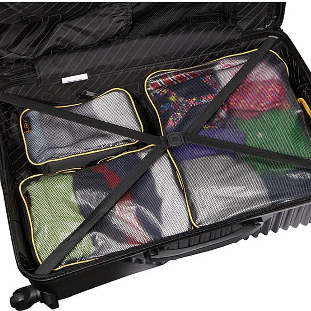 A. Saks Lightweight 3 Piece Packing Travel Luggage Cube Set