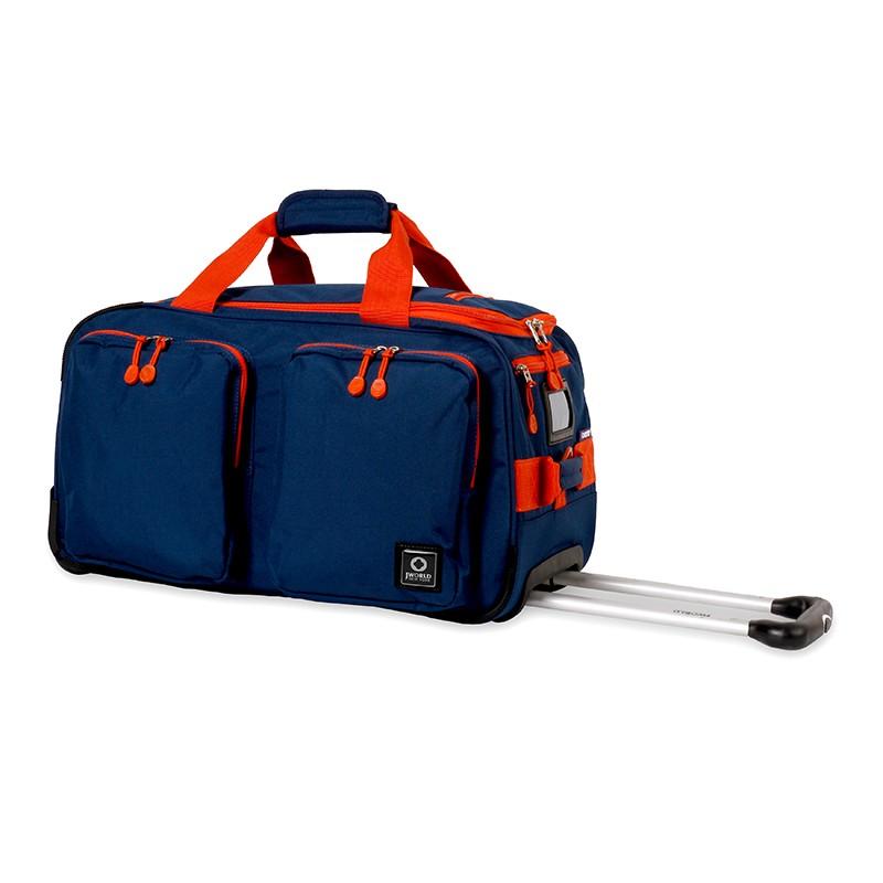 J World New York DUANE 21" Travel Rolling Duffel Bag