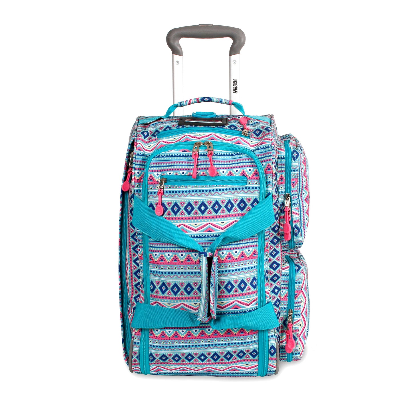 J World New York DUANE 21" Travel Rolling Duffel Bag
