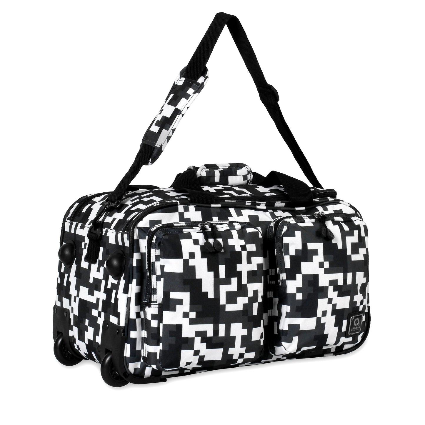 J World New York DUANE 21" Travel Rolling Duffel Bag