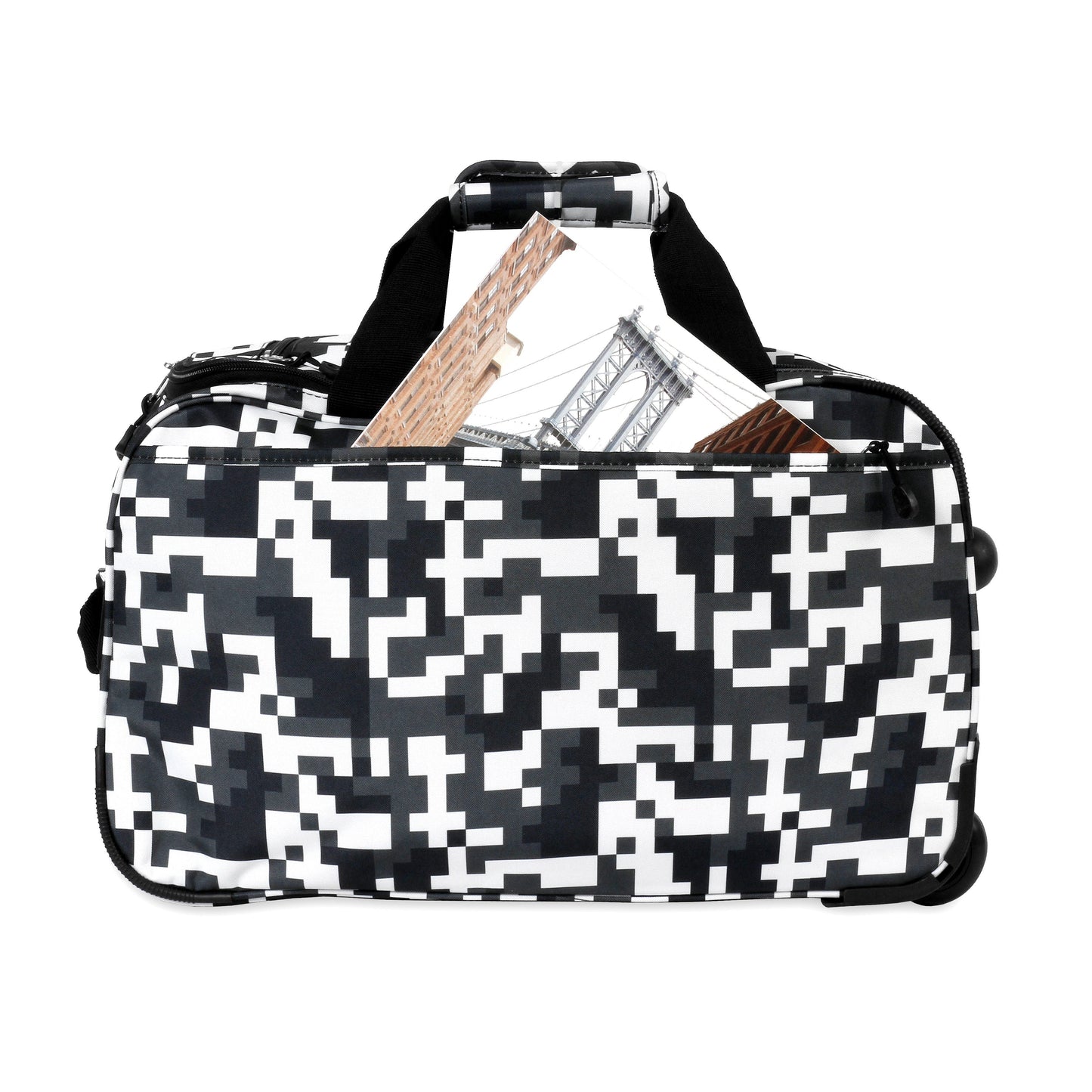 J World New York DUANE 21" Travel Rolling Duffel Bag