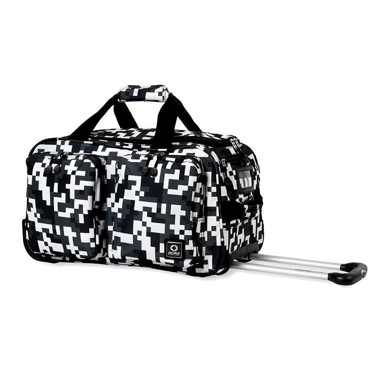 J World New York DUANE 21" Travel Rolling Duffel Bag