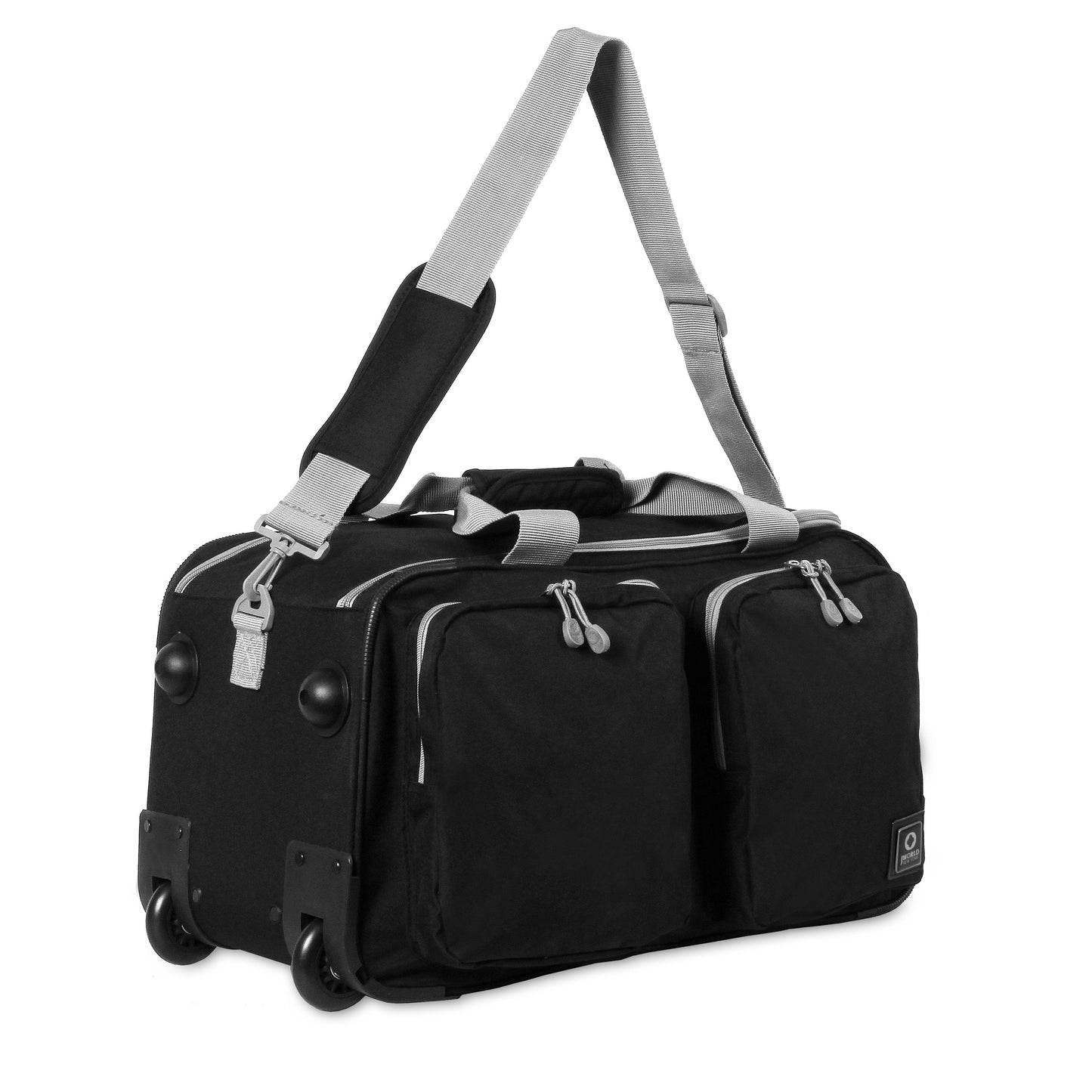 J World New York DUANE 21" Travel Rolling Duffel Bag